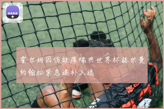 霍尔姆因伤缺席瑞典世界杯赫尔曼约翰松紧急递补入选