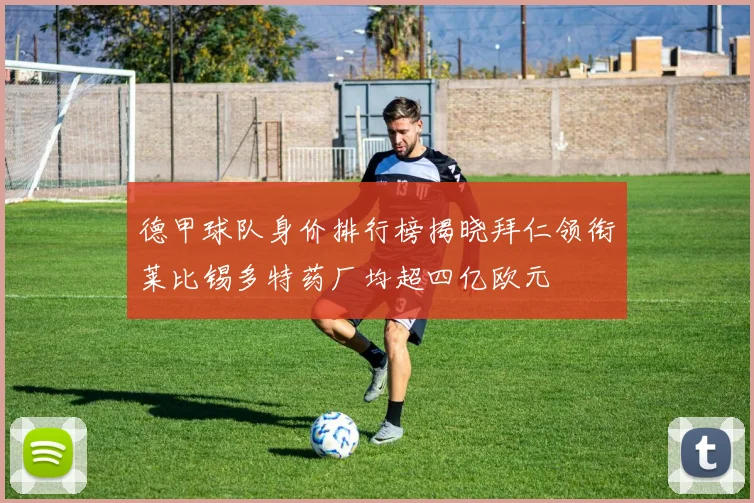 德甲球队身价排行榜揭晓拜仁领衔莱比锡多特药厂均超四亿欧元